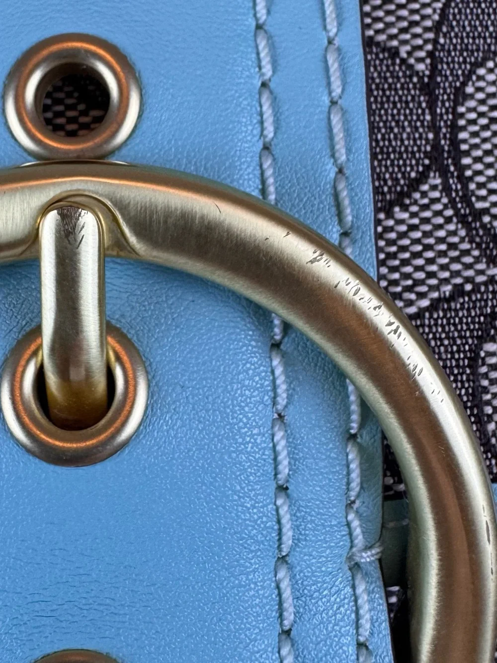 Coach The SoHo Flap Limited Re-Edition 2006 in Jacquard Blue